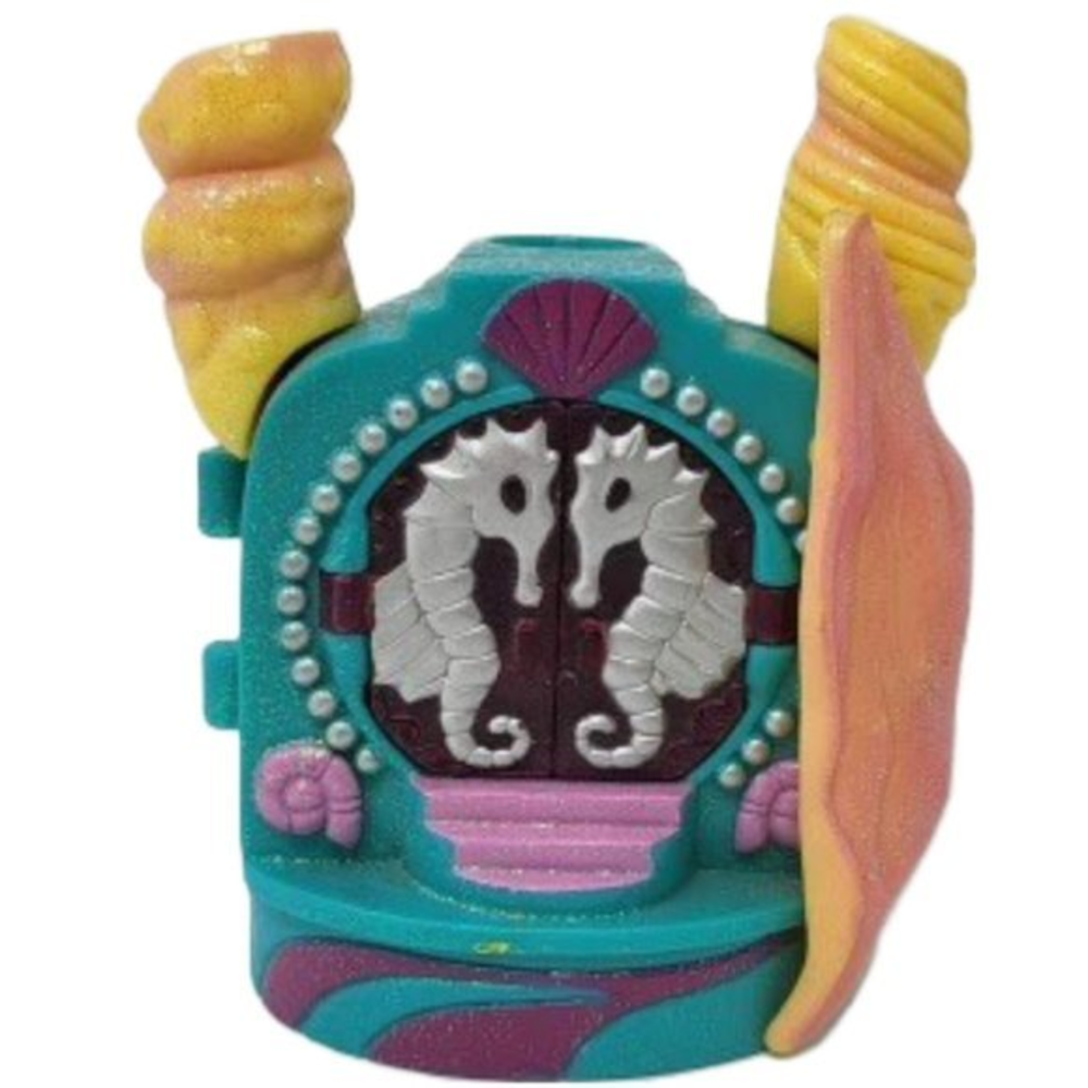 Vintage‎ 1997 Neptune Bubble Starcastle Polly Pocket Castle Seahorse Doors